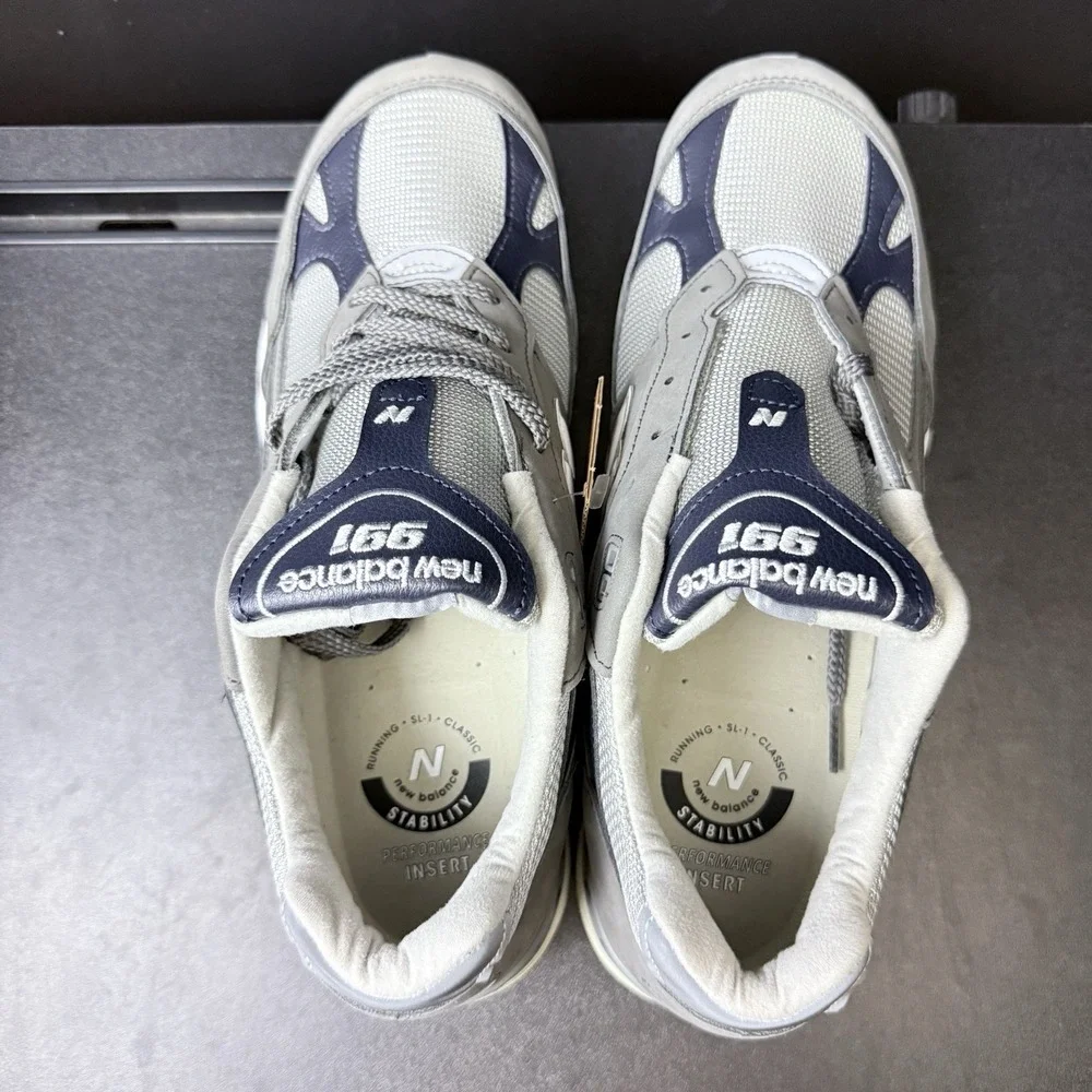 New Balance 991 Men's Made in‎ England M991GNS Size 11 Castlerock Navy Athletic